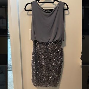 Sequin grey dress